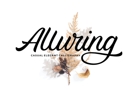 Alluring Calligraphy: A Script Handwritten Typeface for Editorial Design