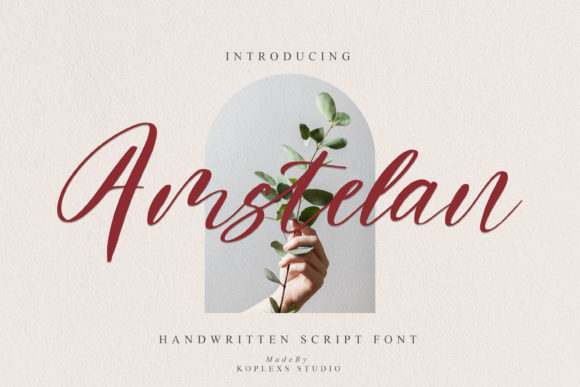 Amstelan: A Sophisticated Script Handwritten Font for Elegant Branding