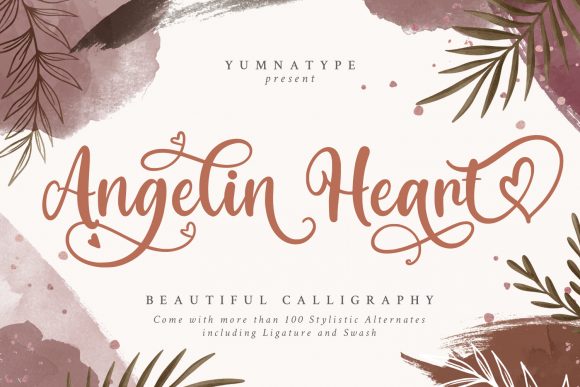 Angelin Heart: The Refined Script Font for Professional Branding