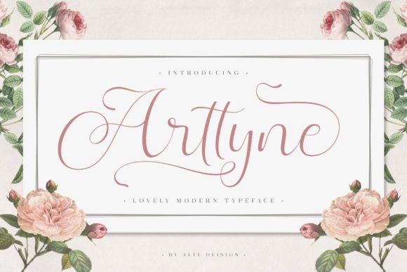 Arttyne Script Font for Editorial and Brand Design