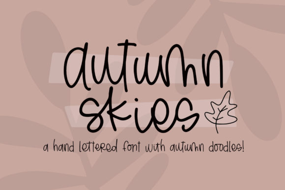 Autumn Skies: The Whimsical Script Font for Engaging Campaigns