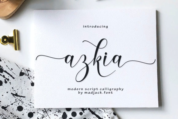 Azkia Script Font Review: Elegant Branding & Modern Typography