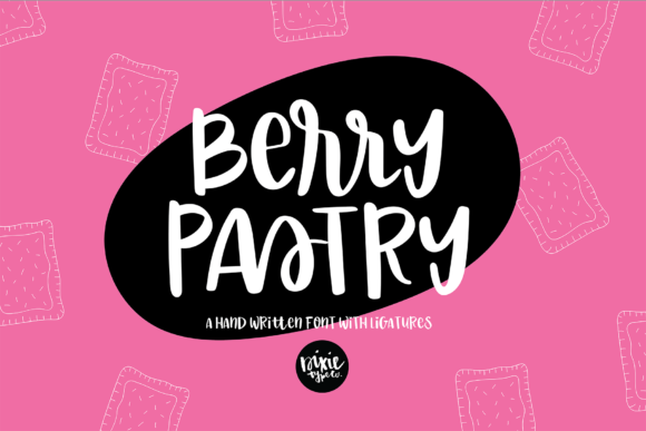 Berry Pastry: A Modern Script Font for Editorial Design