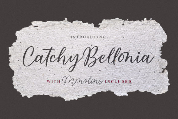 Catchy Bellonia: A Relaxed Script Font for Modern Branding