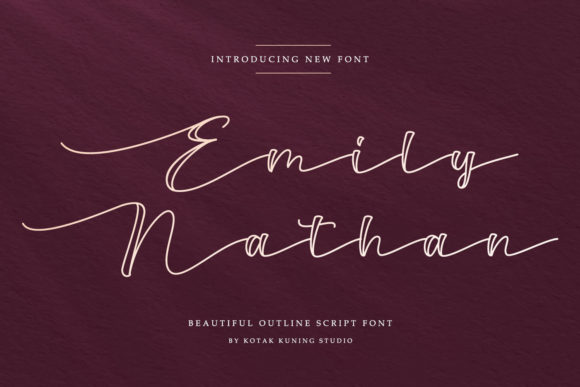 Emily Nathan: The Perfect Script Handwritten Font for Boutique Branding