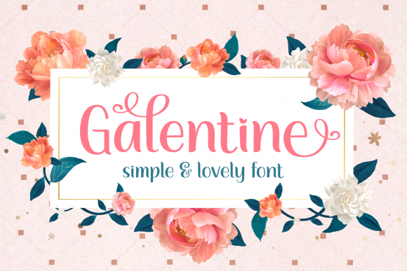 Galentine Script Font Review for Romantic Campaigns