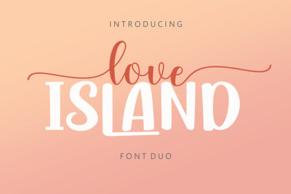 Love Island Duo Typeface: A Relaxed Script for Editorial Design