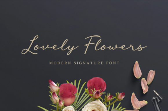 Lovely Flowers: The Relaxed Script Handwritten Font for Elegant Branding