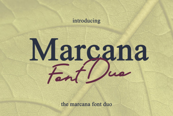 Marcana Duo Font for Elegant Brand Identity
