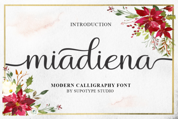 Miadiena: The Script Handwritten Font for Romantic Campaigns