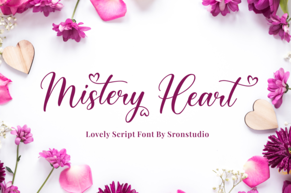 Mistery Heart: A Whimsical Script Handwritten Font for Creative Branding