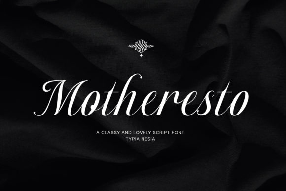 Motheresto: The Elegant Script Font for Premium Branding