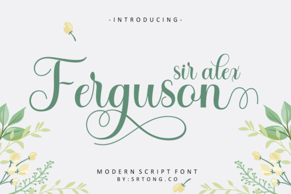 Sir Alex Ferguson: A Ravishing Script Font for Editorial Design
