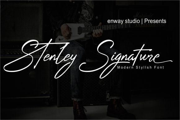 Stenley Signature Font Review for Elegant Branding