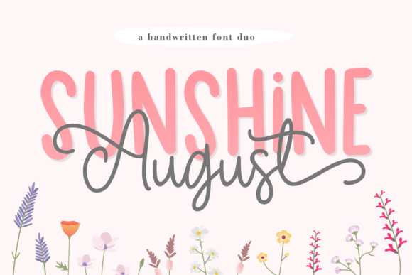 Sunshine August: A Duo Font Script and Sans Serif Review