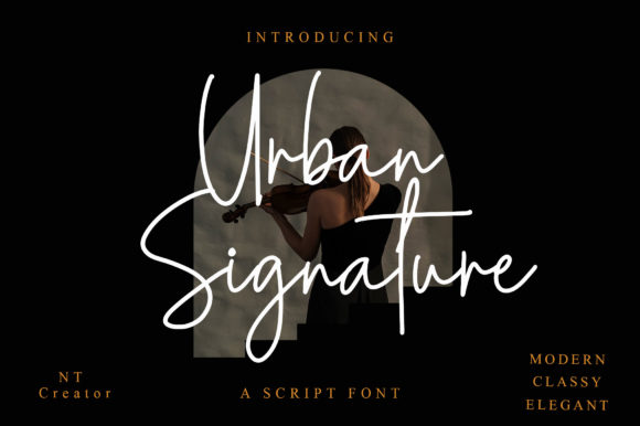 Urban Signature Font Review for Brand Identity