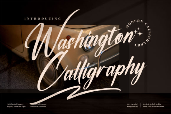 Washington Calligraphy: Elegant Script Fonts for Modern Web Design